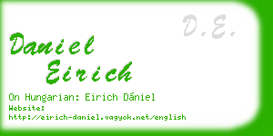daniel eirich business card